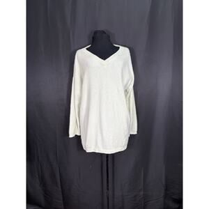 Vintage Cashmere V Neck Sweater, Lightweight, Pale Mint Green, Nancy Heller